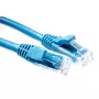 ACT azul 3 metros cable de red U/UTP CAT6 a nivel de componentes con conectores macho RJ45