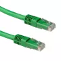 ACT Verde 0,5 metros LSZH U/UTP CAT6A cable de red con conectores macho RJ45