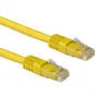 ACT Amarillo 7 metros LSZH U/UTP CAT6A cable de red con conectores macho RJ45