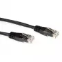 ACT Negro 1,5 metros LSZH U/UTP CAT6A cable de red con conectores macho RJ45
