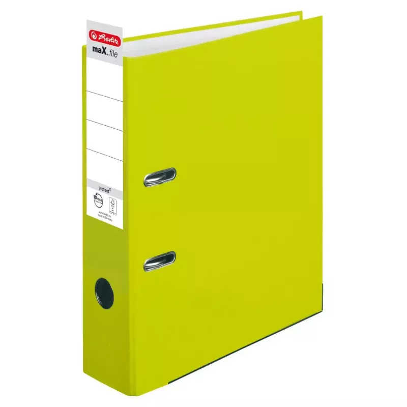 Herlitz maX.file carpeta de anillas A4 verde polipropileno FSC