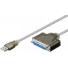 Cable de impresora USB Goobay 95433 Transparente 1,5 m