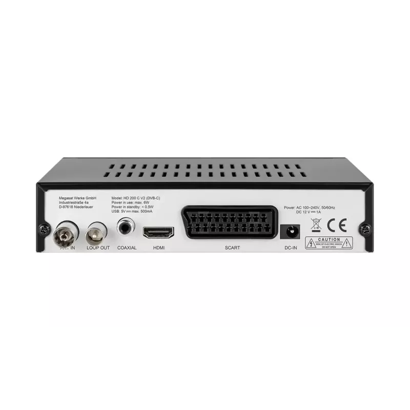 Receptor de cable Megasat HD 200C V2
