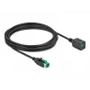 Cable alargador USB con alimentación DeLOCK 85983 12 V 4 m negro