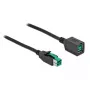 Cable alargador USB con alimentación DeLOCK 85983 12 V 4 m negro