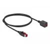 Cable alargador USB con alimentación DeLOCK 85985 24 V 1 m negro