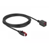 Cable alargador USB con alimentación DeLOCK 85987 24 V 3 m negro