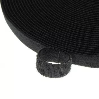 Cinta de velcro ACT cinta de velcro extra fuerte 12 mm 25 m
