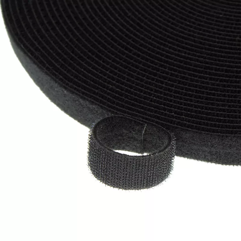 Cinta de velcro ACT cinta de velcro extra fuerte 12 mm 25 m
