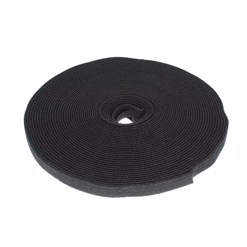 Cinta de velcro ACT extra fuerte 20 mm, 25 m
