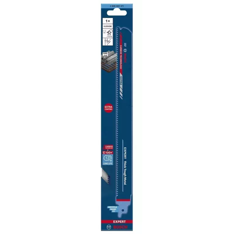 Bosch Expert 2 608 900 371 Hoja de sierra para sierra de calar y sable Hoja de sierra para sierras sable acero alto en carbono (HCS) 1 ud.