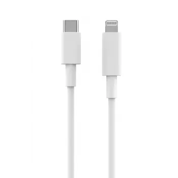 Cable Lightning 2GO 795848 1 m USB C a Lightning blanco
