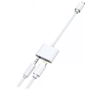 Cable Lightning 2GO 797239 0,1 m blanco Lightning a Lightning + 3,5 mm