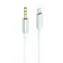 Cable de audio 2GO 797218 1 m 3,5 mm Lightning blanco