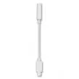 Cable de audio 2GO 797294 conector hembra jack 3,5 mm a conector macho Lightning 0,1 m blanco