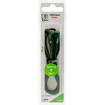 Cable Lightning 2GO 797312 1 m verde conector USB-C