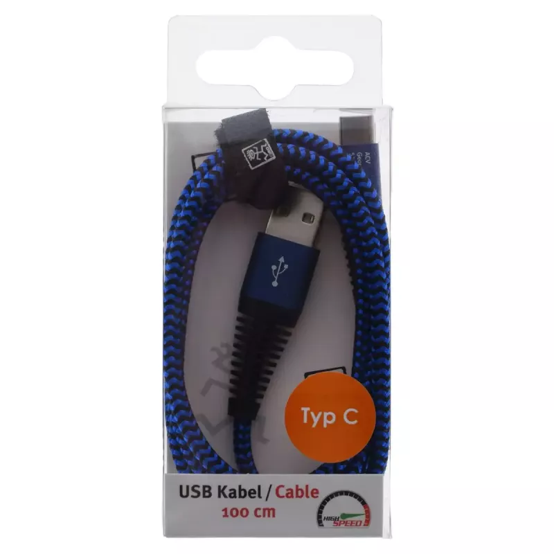 Cable USB 2GO 795950 1 m USB 3.2 Gen 1 USB B USB C azul