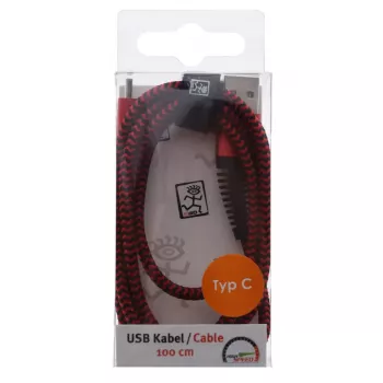 Cable USB 2GO 795947 USB 3.2 Gen 1 1 m USB B USB C rojo