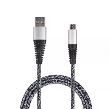 Cable USB 2GO 795951 1 m USB B Micro-USB B plata