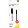 Cable USB 2GO 797145 1 m USB B Micro-USB B multicolor