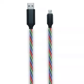 Cable USB 2GO 797145 1 m USB B Micro-USB B multicolor