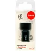 Cargador móvil 2GO 795784 universal negro mechero coche 12/24V 2 puertos USB