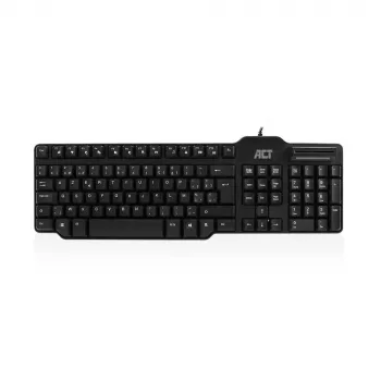 ACT teclado con cable con lector de tarjeta inteligente (distribución Azerty/BE)