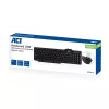 ACT teclado con cable con lector de tarjeta inteligente (distribución Azerty/BE)