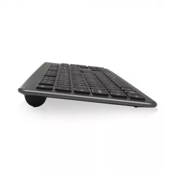 ACT conjunto de teclado y ratón inalámbricos, receptor combinado USB-C/USB-A (distribución Qwerty/US)