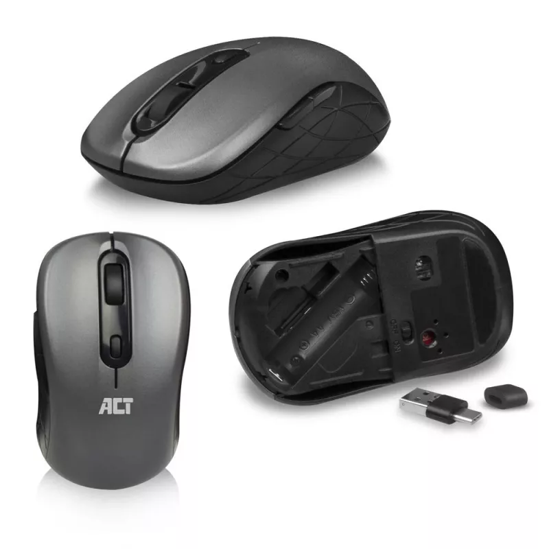 ACT AC5710 teclado inalámbrico, RF, QWERTY UK International, negro