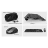 ACT AC5710 teclado inalámbrico, RF, QWERTY UK International, negro
