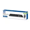 ACT AC5710 teclado inalámbrico, RF, QWERTY UK International, negro