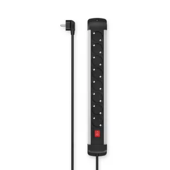 Hama 00223105 regleta de enchufes 1,5 m 8 salidas AC interior negro, gris