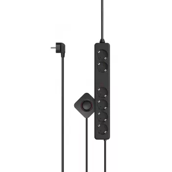Regleta de enchufes inteligente Hama 00223142 6 tomas de red 3 m cable
