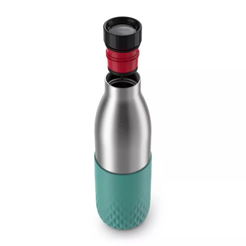 EMSA Bludrop Sleeve N31112 uso diario 700 ml acero inoxidable verde, acero inoxidable