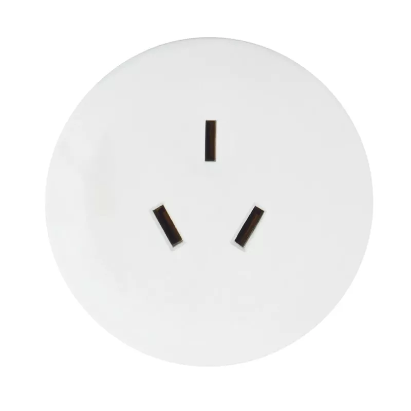 Hama 00223453 adaptador de red tipo E/F híbrido tipo I (AU) blanco