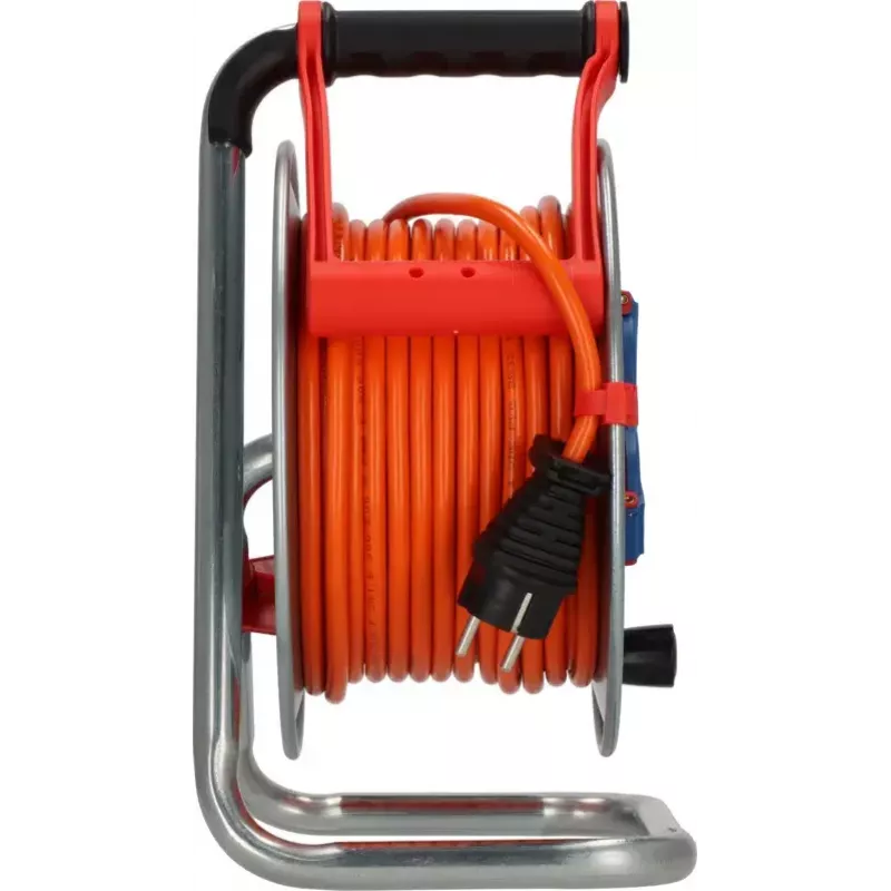Brennenstuhl 1198740 Enrollacables, 25 m, naranja