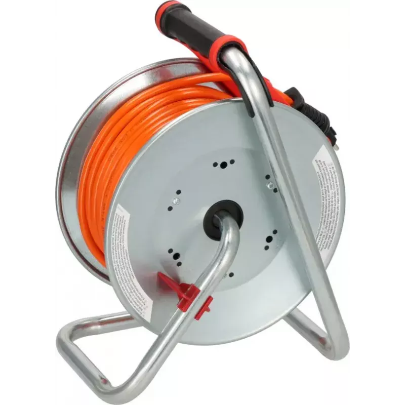 Brennenstuhl 1198740 Enrollacables, 25 m, naranja