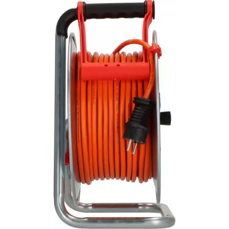 Brennenstuhl 1198750 Enrollacables, 40 m, naranja