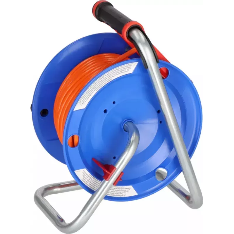 Brennenstuhl 1218740 Enrollacables, 25 m, naranja