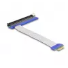 Tarjeta riser DeLOCK PCI Express x1 macho a ranura x16 con cable de 20 cm