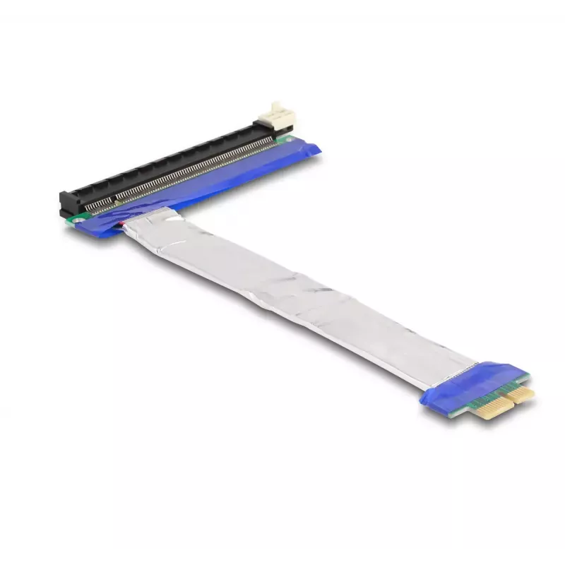 Tarjeta riser DeLOCK PCI Express x1 macho a ranura x16 con cable de 20 cm