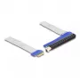 Tarjeta riser DeLOCK PCI Express x1 macho a ranura x16 con cable de 20 cm