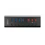 Hub USB 3.0 Lindy de 4 puertos con 3 conexiones Quick Charge 3.0