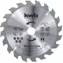 Hoja de sierra circular KWB 587859, 21 cm, orificio 3 cm, para laminado y MDF