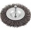 KWB 607833 cepillo de disco, doble grosor, alambre de acero HSS ondulado, para taladros y atornilladores a batería
