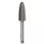 Fresa rotativa KWB 700340 — cabeza cónica HSS Ø12 mm, vástago Ø6 mm, para acero inoxidable