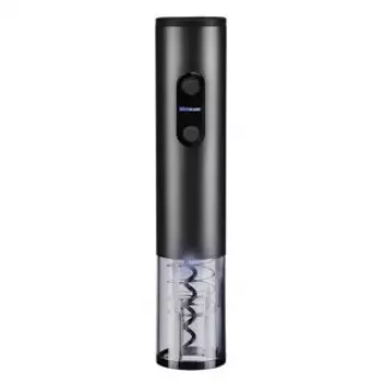 Sacacorchos eléctrico Westmark Vasco, negro, transparente, aluminio, plástico, acero