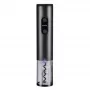 Sacacorchos eléctrico Westmark Vasco, negro, transparente, aluminio, plástico, acero