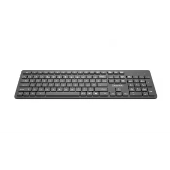 eSTUFF GLB211302 Teclado Office USB QWERTY UK English negro